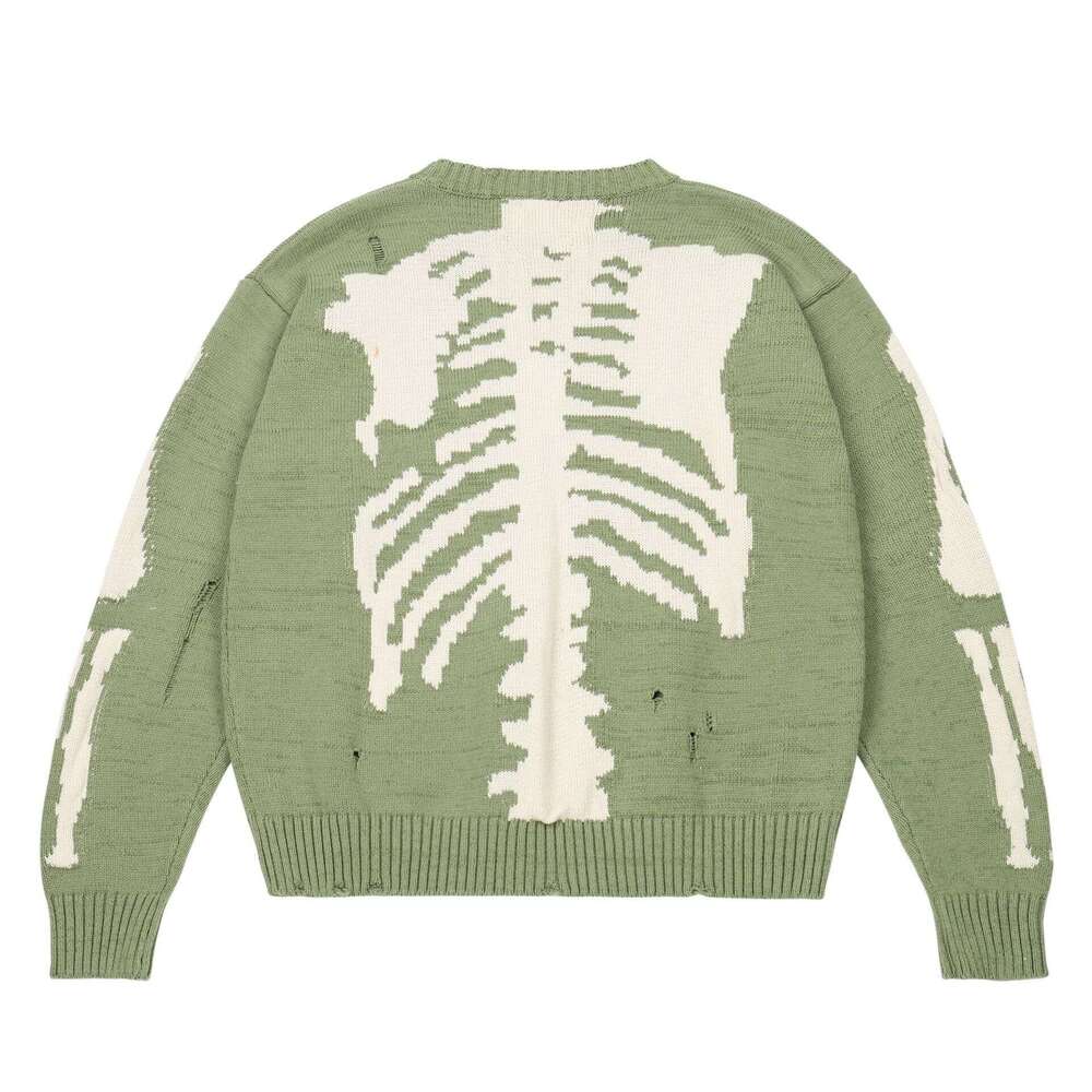 Hip Hop Sweater Street Loose 3D Printed Coarse Needle Long Sleeve Hoodie Men's and Women's Piercing