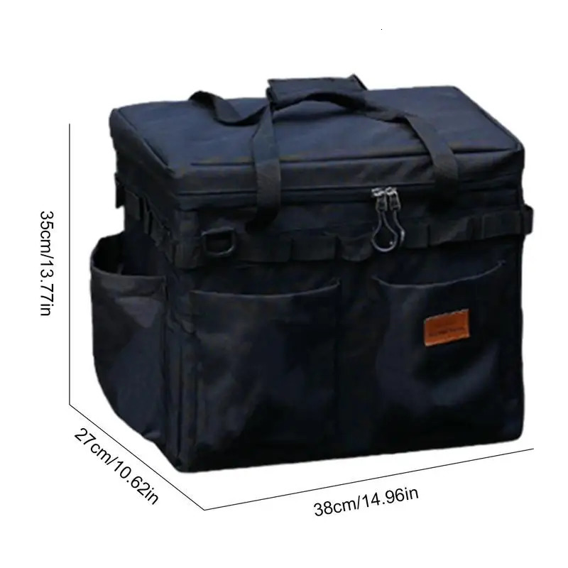 Ship from US Outdoor Picnic Bag Waterproof Camping Travel Organizer Portable Food Storage Large Capacity Handbag 250304FBB