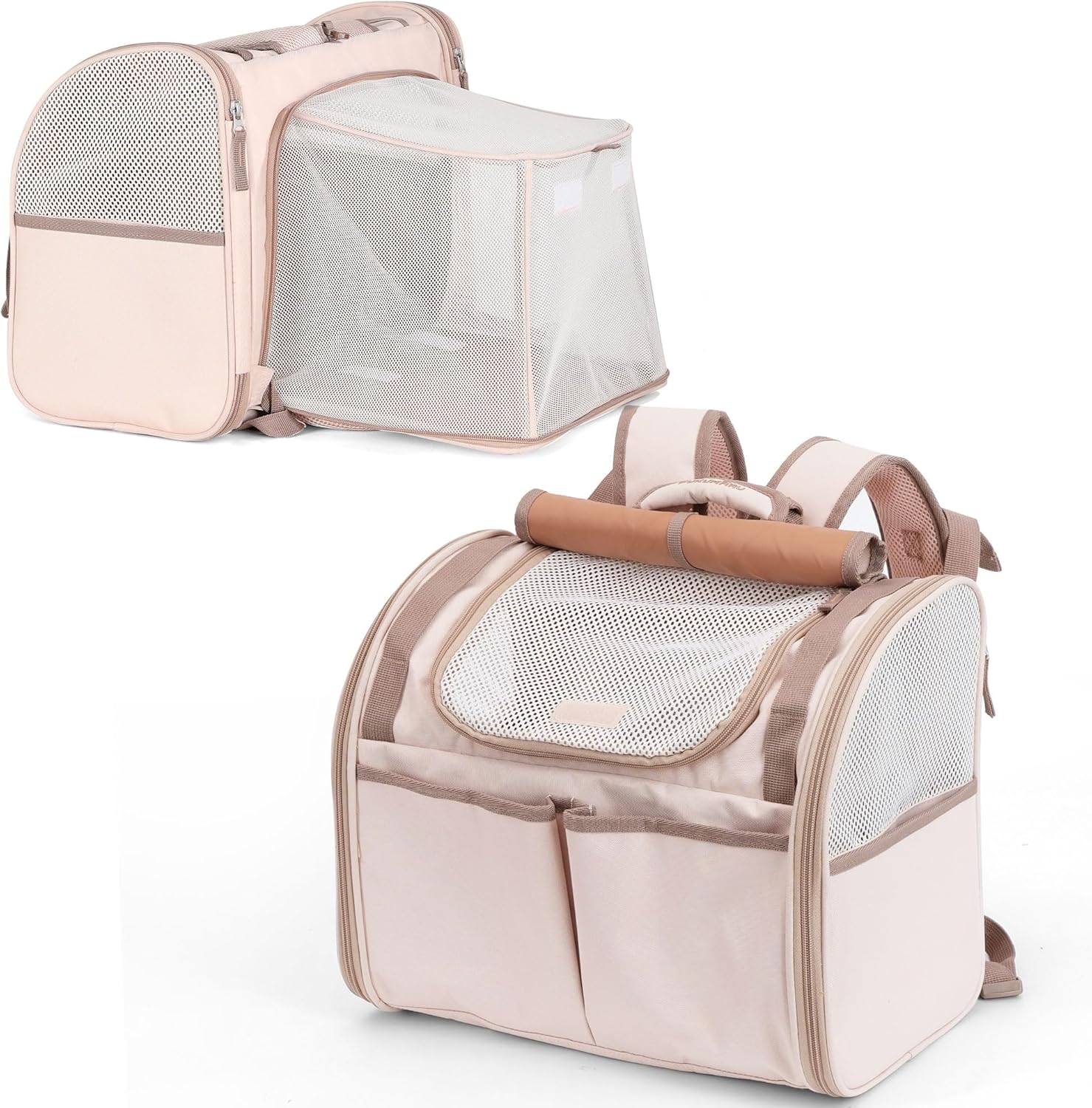Expandable Cat Backpack Carrier: Small Pet Travel Bag with Pockets, Airline Approved Design Free shipping