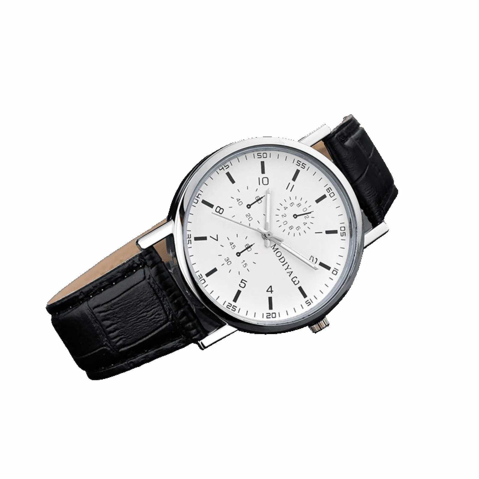 Luxury is Quartz Leather Dial Casual Bracelet gifts for men Elegant Man Alloy mens watchXJ250304