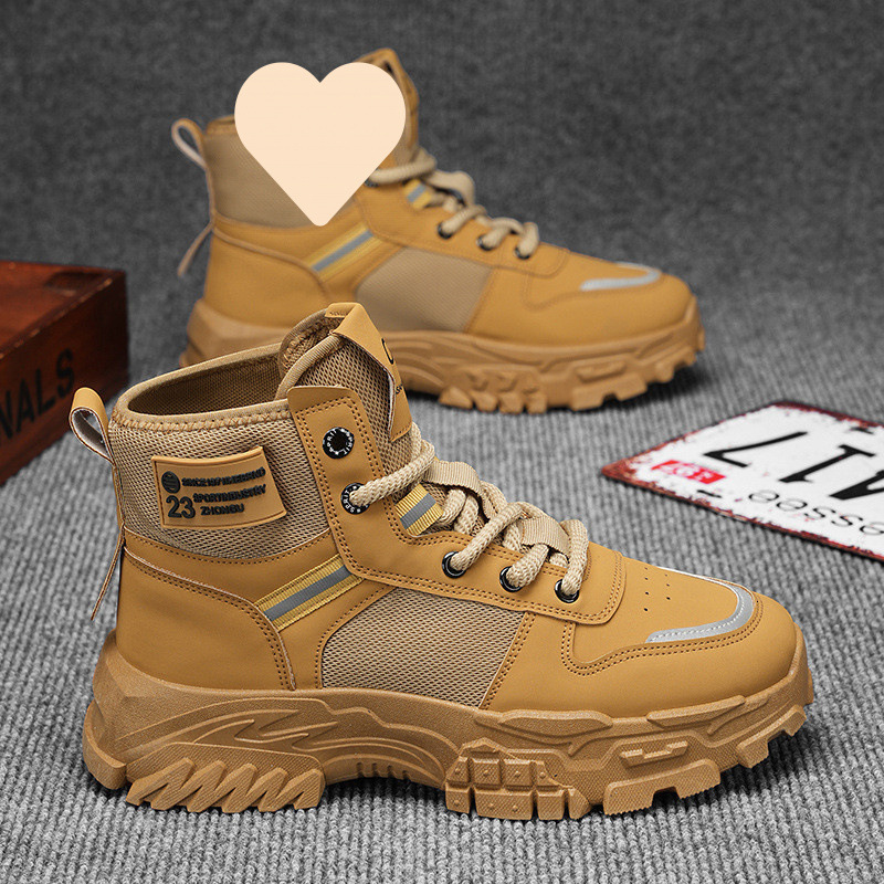 High Top Martin Boots 2025 Designer s New Original Hot Selling Men s Lace Up Fashionable Multifunctional Thick Soled Sports And Leisure Short Boots
