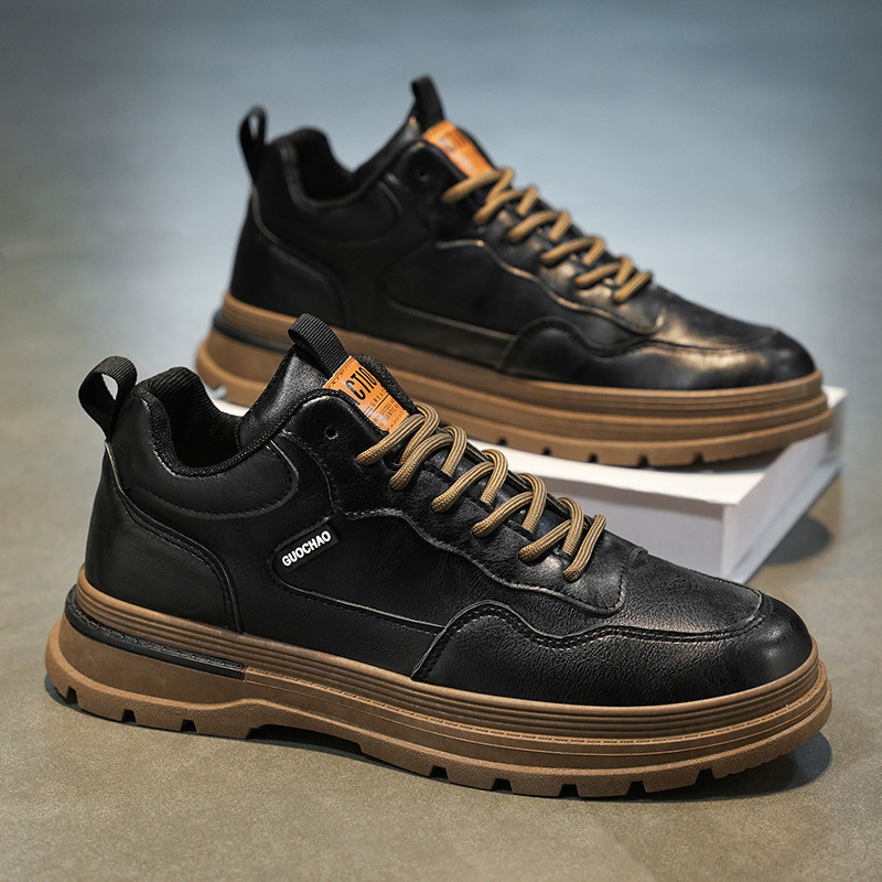 Spring And Summer Designer s New 2025 Original Fashion Martin Short Boots Men s Lace Up Multi Functional Non Slip Outdoor Casual Leather Shoes Men s S