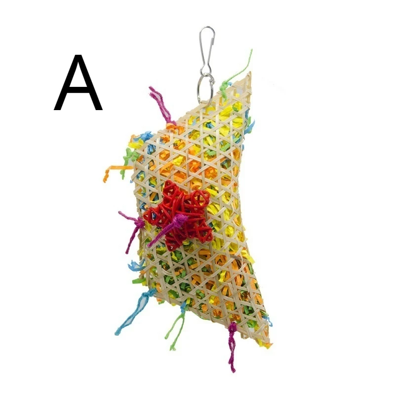 Stimulating Wooden Bird Chewing Activity - Safe & Fun Interactive Toy