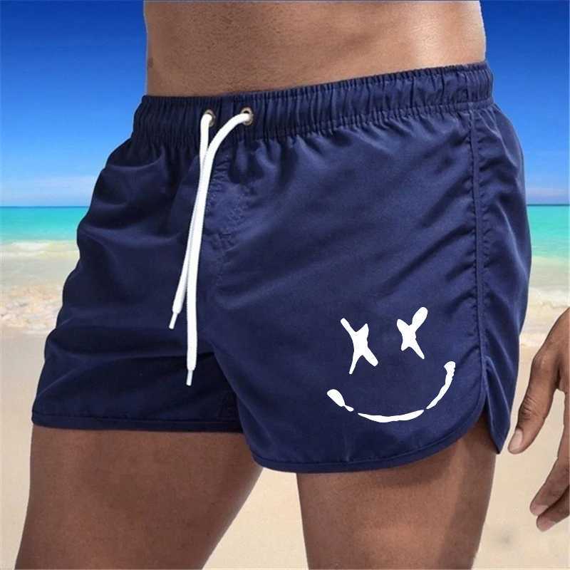 Summer Shorts Men Swim Trunks Quick Dry Board Shorts Bathing Suit Breathable Drawstring With Pockets Surfing Beach Sweat PantsT250304