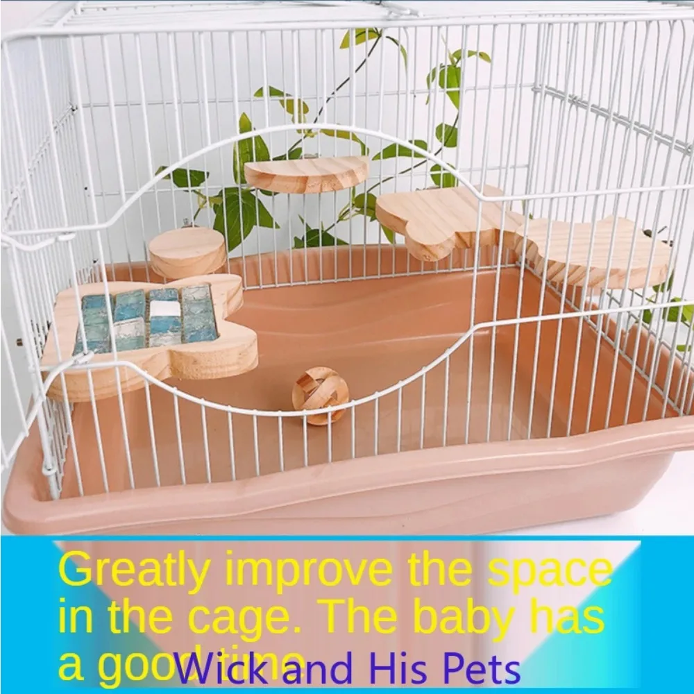 Pedal Pet Supplies Hamster Wooden Pet Pedal Toy Parrot Bird Springboard Platform Guinea Pig Toys Hamster Accessories Pets Sport