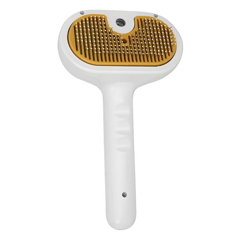 Pet Steam Brush for Dog & Cat Spray Hair Removal Comb Water Brush for Long & Short Haired Pets Spritz Defur Comb