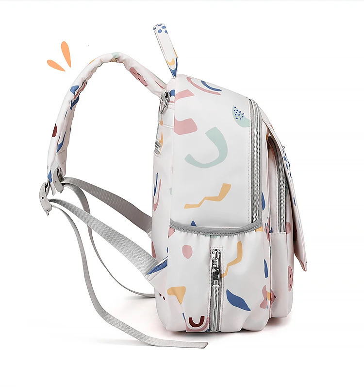 Baby Diaper Bag Mommy Bag Mother and Baby Out Fashion Mom Multi-functional Backpack Convenient and Large Capacity 250304
