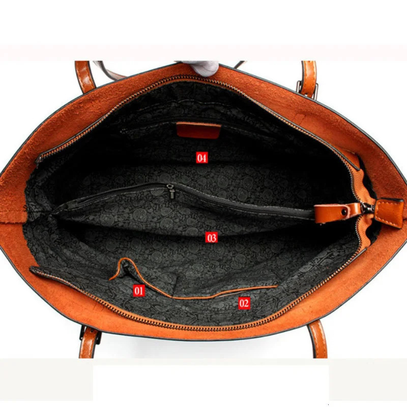 Bag Woman Large Capacity Bags For Women PU Leather s y ner Shoulder Ladies Tote 250303