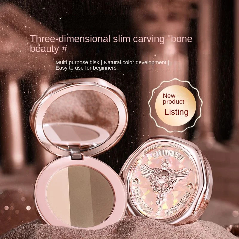 HEXZE Contour Palette Matte Highlight Facial Contouring Natural Stereoscopic Nose Shadow Side Shadow All-in-One Palette 250227