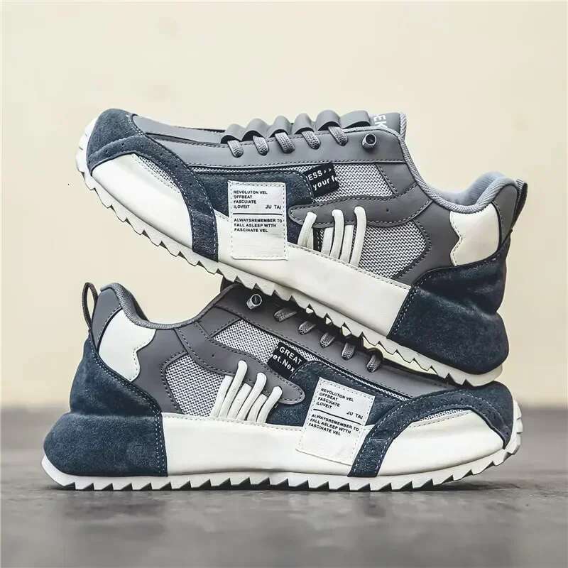 Trend New Non-Slip Breathable Casual Shoes for Men Fashion Designed Personality Lace-up Comfortable Men's Sneakers