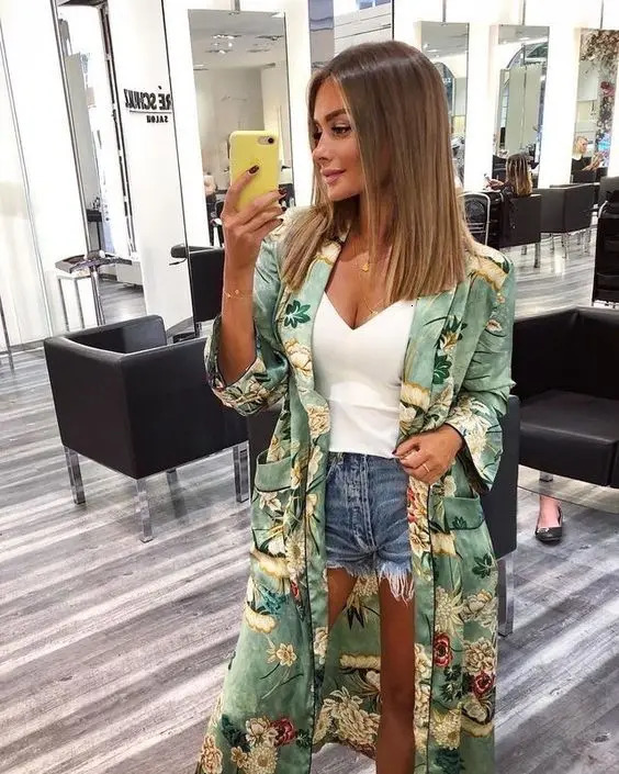 Bohemian Printed Summer Beach Wear Clothes In Kimono Cardigan Plus Size Cotton Tunic Women Tops and Blouse Shirts A147 250228