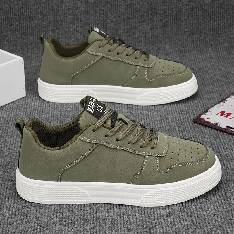 Big Size Mens Shoes Fashion Suede Casual Shoes Trend Skateboard Shoes for Men Vulcanzed Shoe Platform Sneakers Tenis Masculino 250228