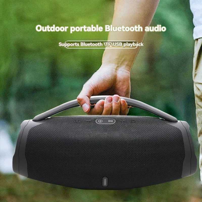 100W High Power Speaker Portable Waterproof RGB Colorful Light Wireless Subwoofer 360 Stereo Surround TWS Boom Box Z250304
