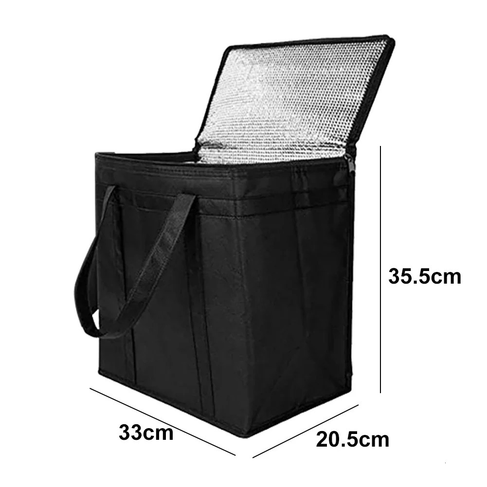 Ship from US Thermal Backpack Waterproof Thickened Cooler Bag Foldable Large Insulated Outdoor Picnic Refrigerator 250304FBB
