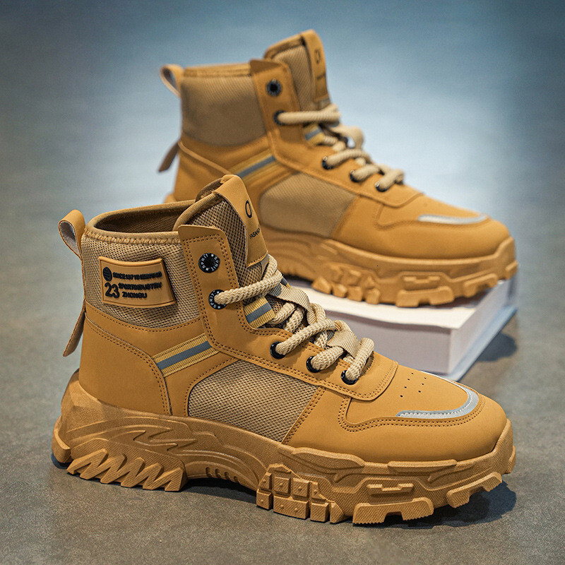 High Top Martin Boots 2025 Designer s New Original Hot Selling Men s Lace Up Fashionable Multifunctional Thick Soled Sports And Leisure Short Boots