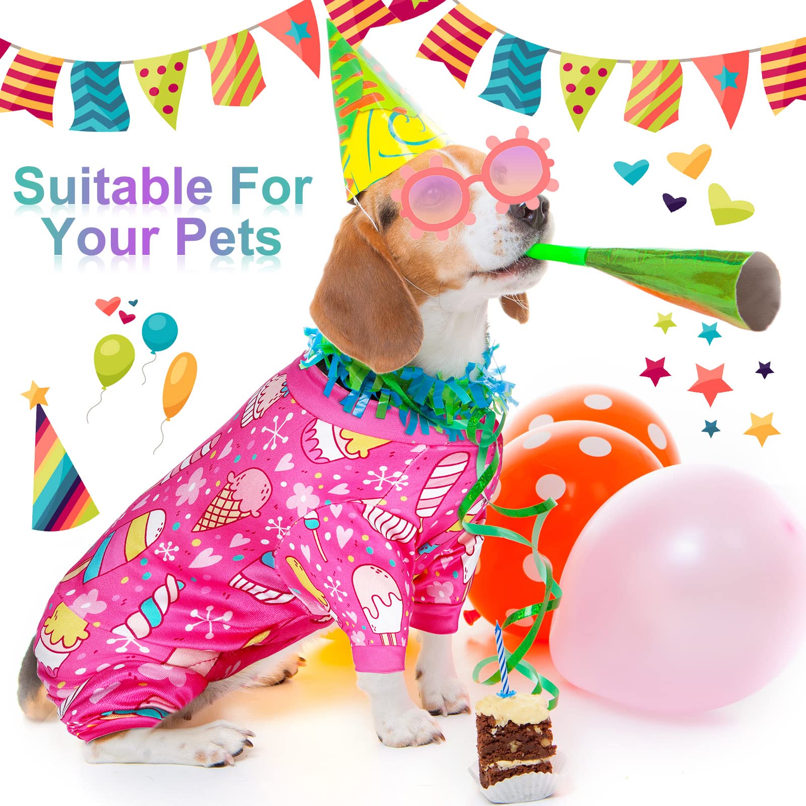 Cute Canine Christmas Ensemble Set - 5 Festive Patterns for Puppies and Kittens Celebrating Holidays