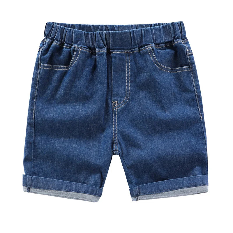 DE PEACH Summer Baby Boys Jeans Shorts Children Cotton Denim Toddler Kids Girls Casual Cowboy Short Pants 250303