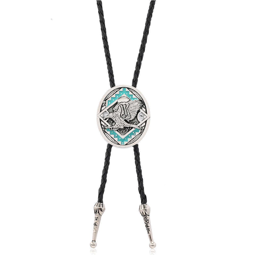 Personalized Eagle Accessories Pendant Necklace Men's Western Cowboy Polo Tie Sweater Chain