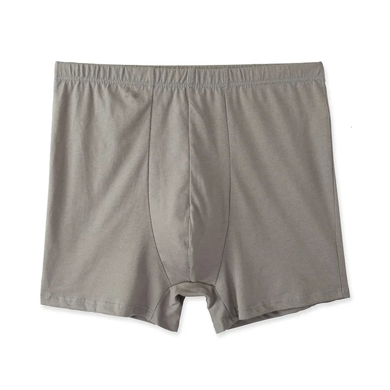 4PCS 100% cotton Mens Boxer Pantie Lot Underpant Loose Large Short Cotton Plus Size Underwear For Mens Boxer Male 8XL 9XL 10XL 250303