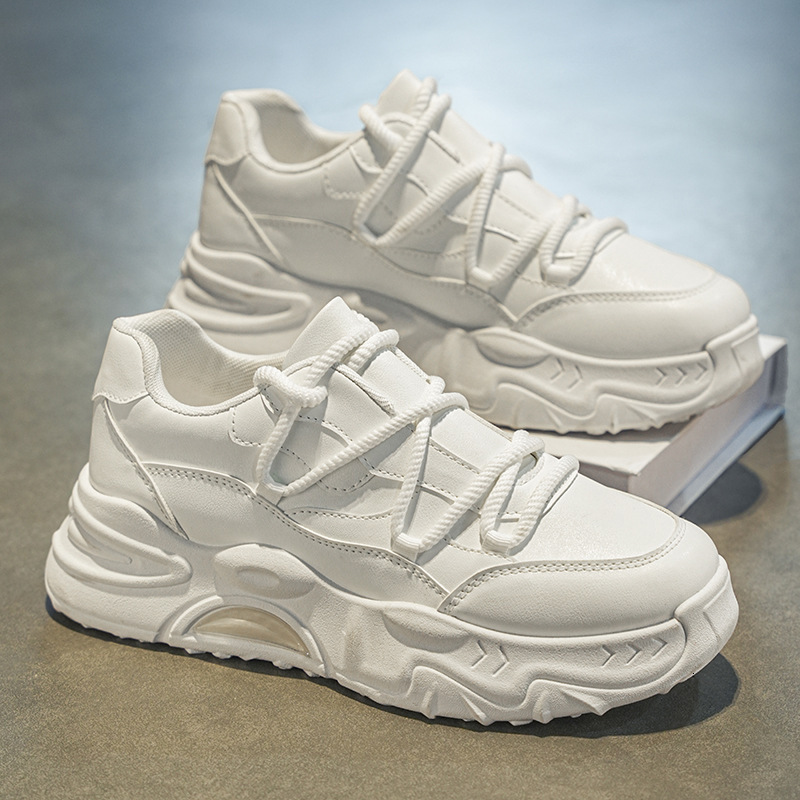 2025 Spring summer Famous Designer s New Breathable White Shoes Original Men s Sports Fashion Versatile Thick Bottom Multi Functional Outdoor Leisure 