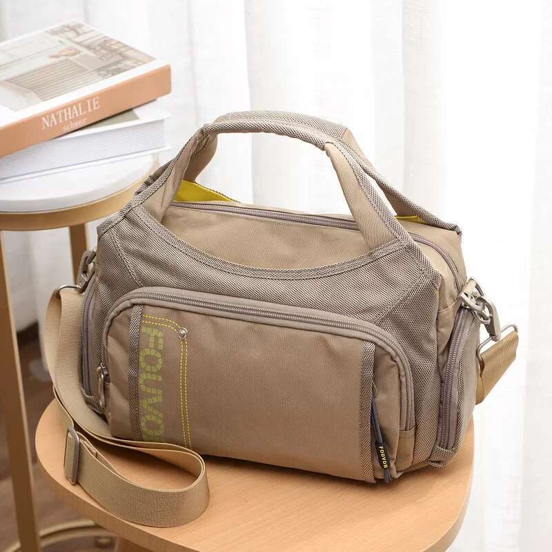 Fouvor Multi-Pockets For Women Shoulder 2024 New Fashion Nylon Crossbody Messenger Bags Designer Tote Bag 2386-05