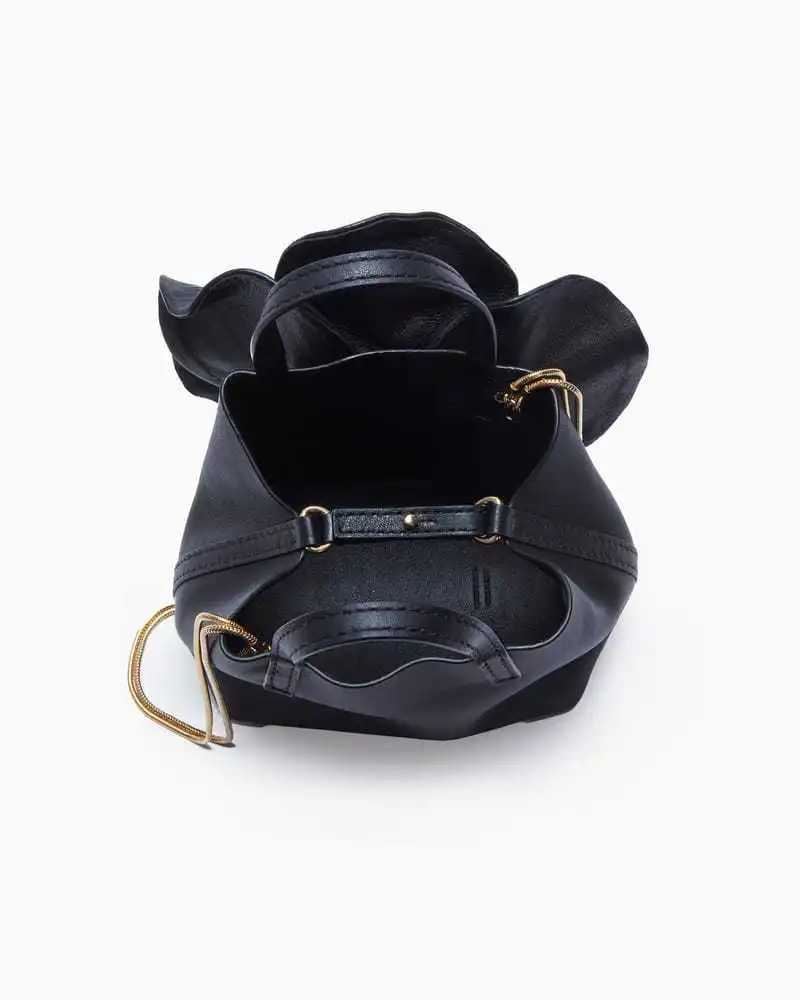 Flower bucket bag women designer tote shoulder bag women baby pink gold black red luxury wedding party purse wholesale Z250303