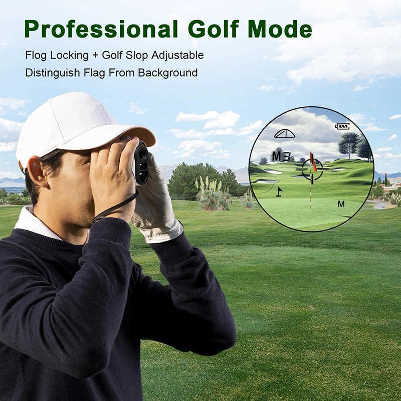iMeter Golf Laser Rangefinder 600m Slope Flag-Lock Angle Mode High Accuracy Range Finder with Vibration for Golf Hunting X250304