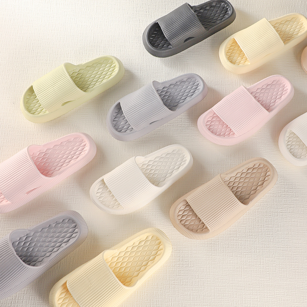 4CM thick soled slippers women in summer, new couples EVA men's designer sandals home