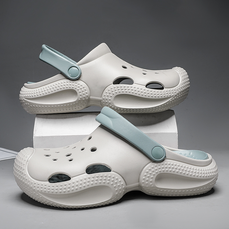 fashion Women And Men Slides Couple Wear Non-Slip Slippers Black Summer Fashion Thick Soled Outside Summer 36-45