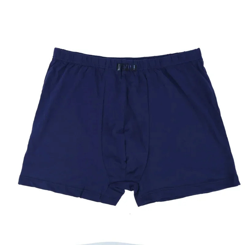 100% cotton 4Pcs Mens Boxer Pantie Lot Underpant Loose Large Short Cotton Plus Size Underwear For Men Boxer briefs 8XL 9XL 10XL 250303