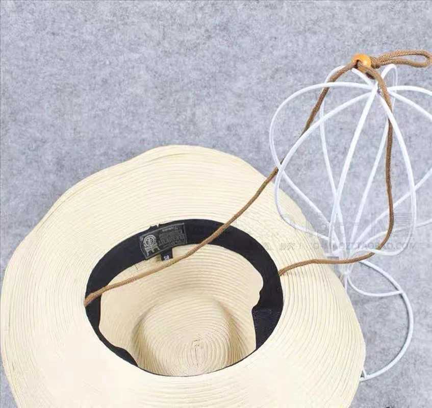 Big Size 62cm Summer Per Str Hat for Men Sun Hat Male Sunscreen Hat Travel Vacation Holiday Big Head Size Sun Hats MaleXJ250304