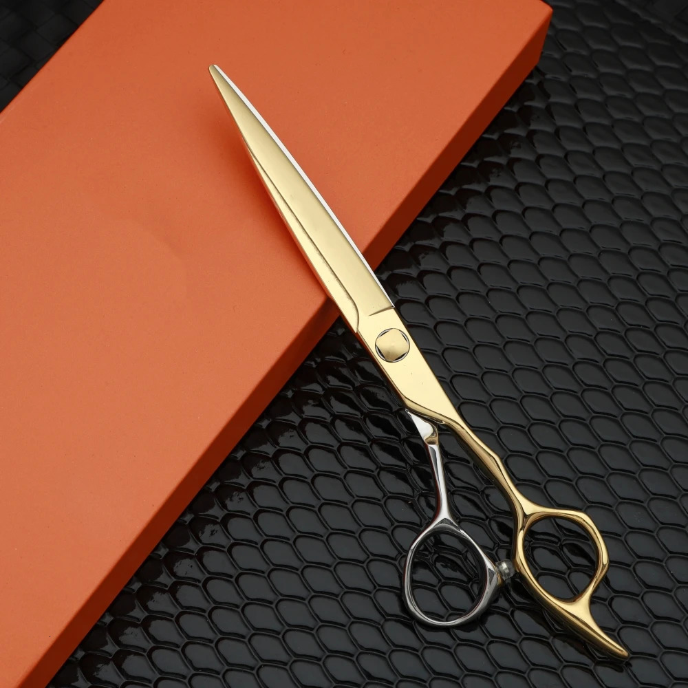 Professional CNC Haircutting ScissorsBarber Supply Tools AccessoriesThin hair scissors with reverse teeth 440C 5.5-6.5-7inch 250304