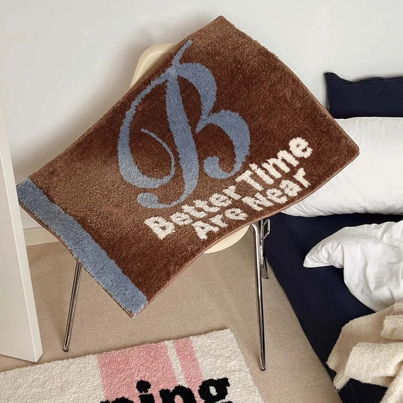 VIKAMA Home Decor Cashmere Floor Mat Bedroom Bedding Enters through Bath 250303