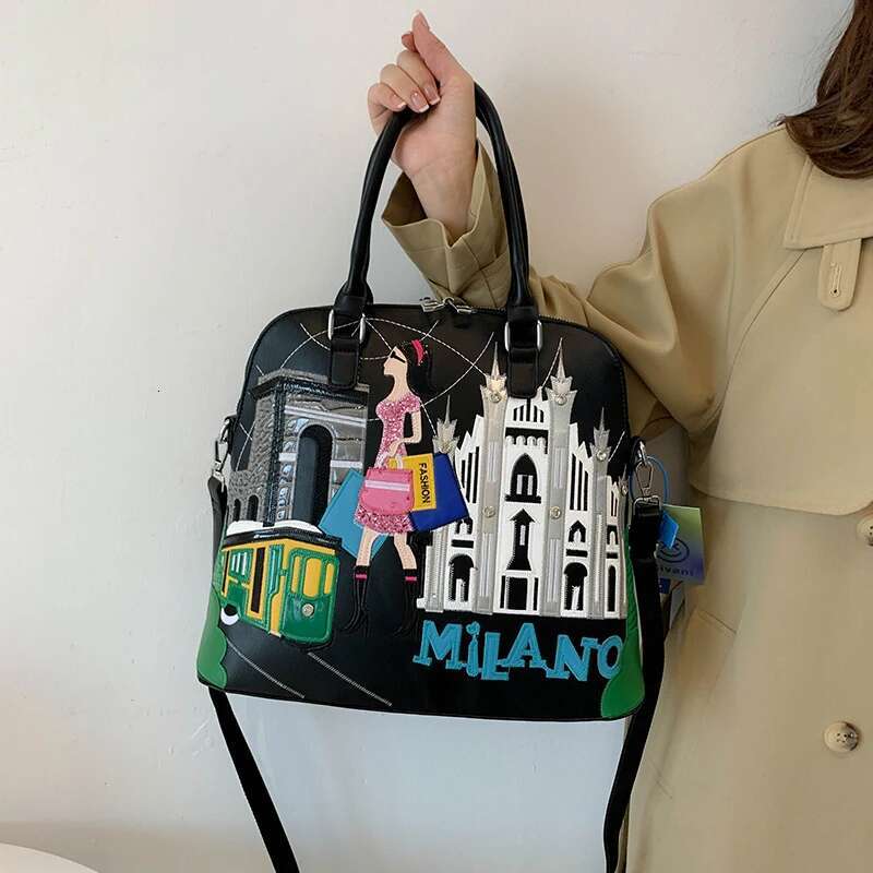 2022 Fashion Cartoon Shoulder Bags For Women Brand Messenger Bag Cute Purses And Handbags Designer Satchel Large Hobos