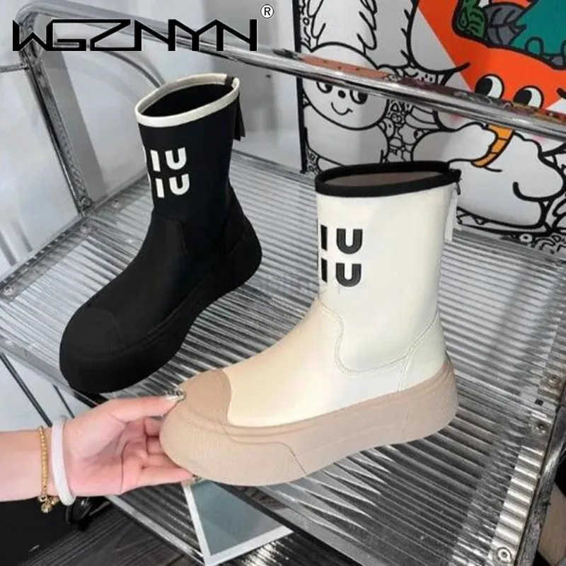 Winter Autumn Shoes Designer Brand Flat Heel Streh Soft Leather Boot Sexy Over The Knee Boots Wen Platform High Boot Z250304
