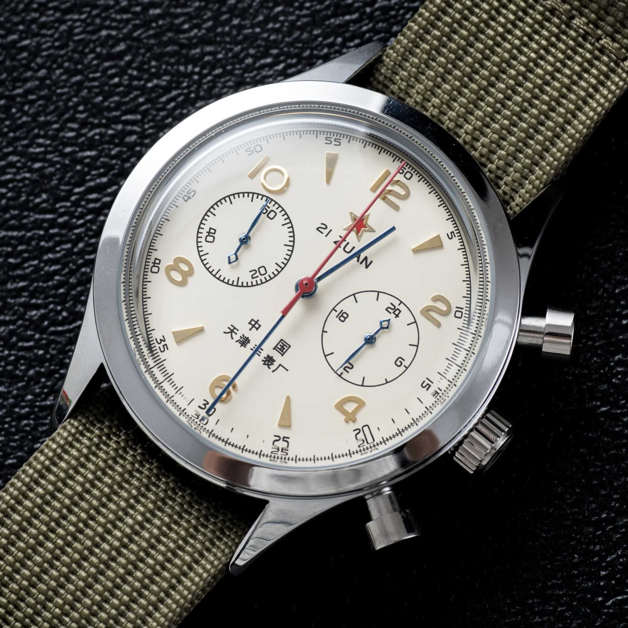 DD38mm/40mm 1963 Homage Men Ice Bubble Dome Glass Beat Quartz Clock waterproof 3Bar busin luxury vintage Pilot MenXJ250304
