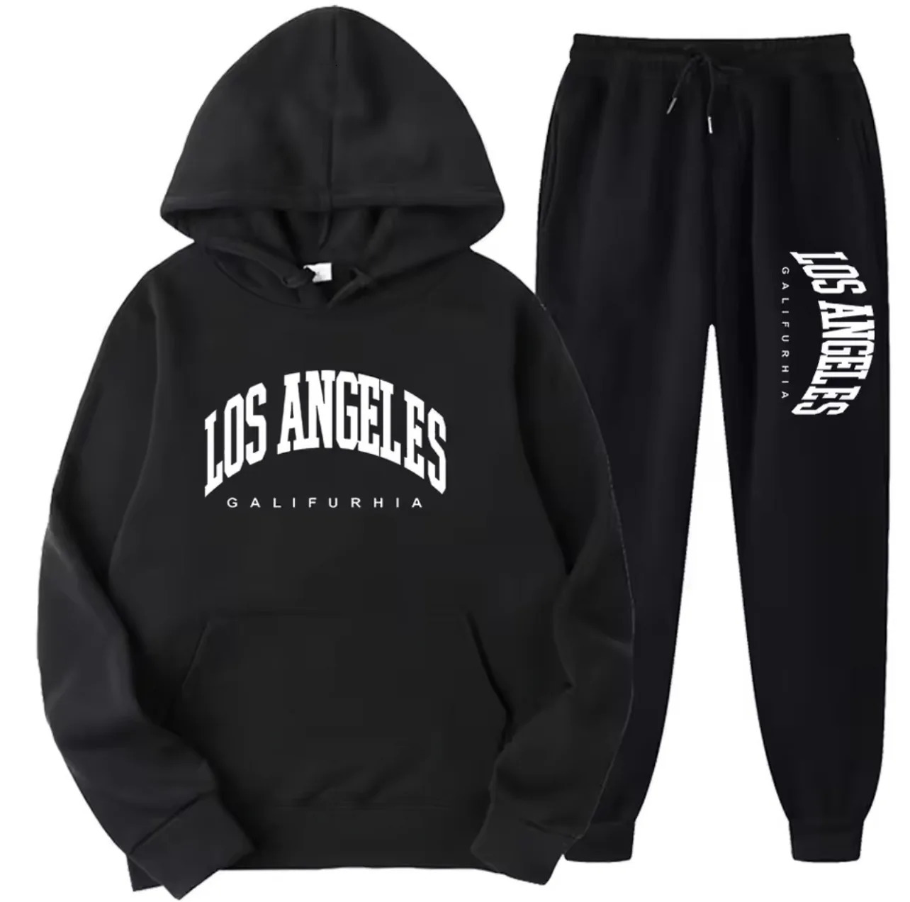 LOS ANGELES GALIFORNIA MenWomen Sports Suits Fashion Tracksuit HoodiesPants Two Pieces Sets Running Casual Sweatshirts Sweatpa 250224Z