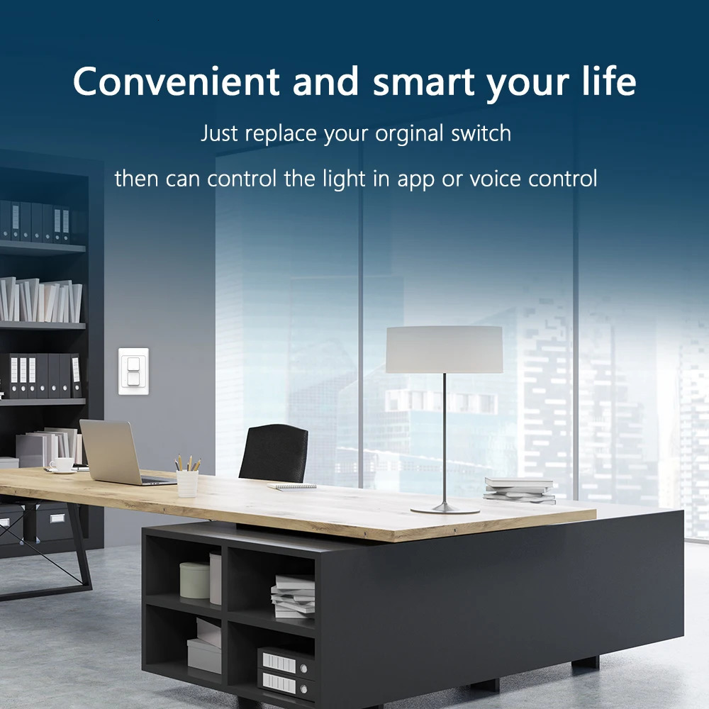 Tuya Zigbee3.0 Smart Wall Switch US AU Wall Push Button Physical Switches Smart Wireless Voice Remote Control Google Home Alexa 250303