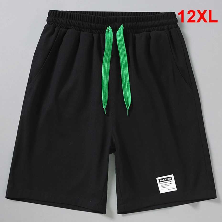 Summer Shorts Men Plus Size 12XL Shorts Fashion Casual Elastic Waist Short Pants Male Big Size 10XL 12XL BottomT250304