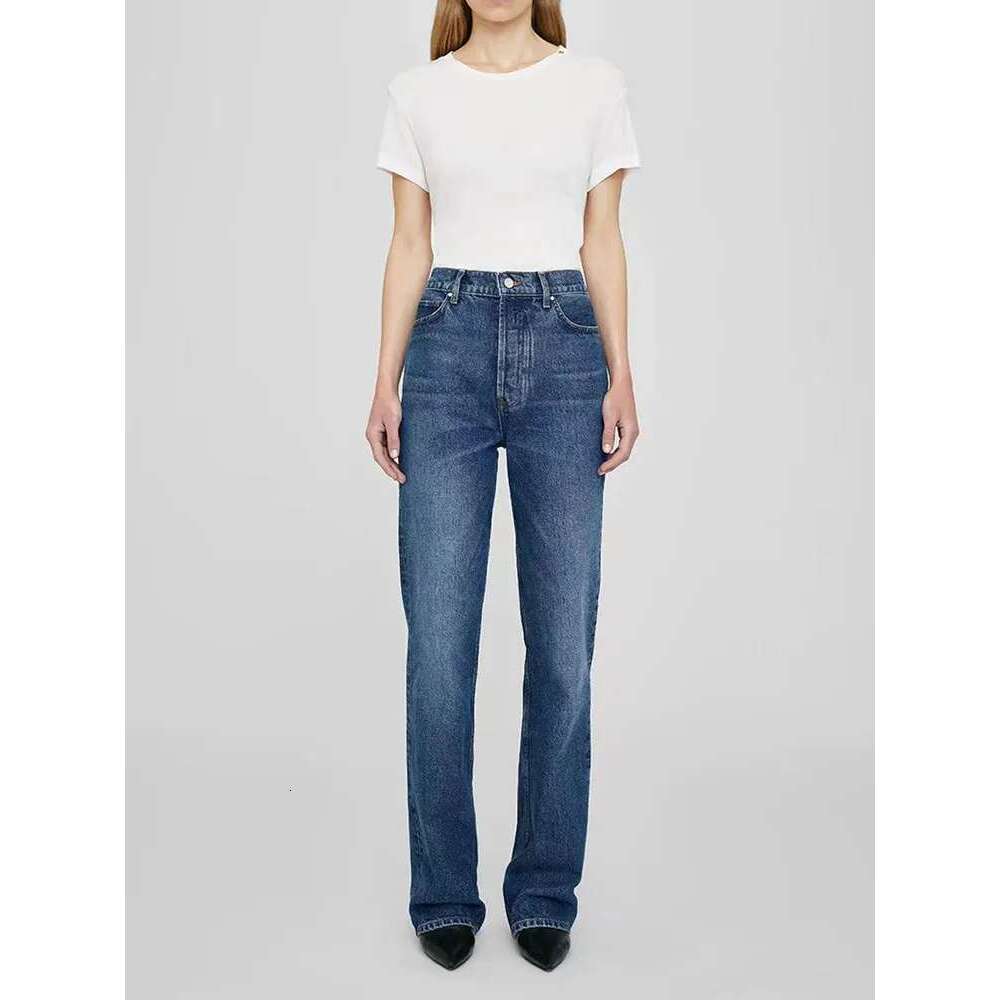 Women High Waist Zipper Jeans Casual 2025 Fall Fashion Female Long Denim Pants