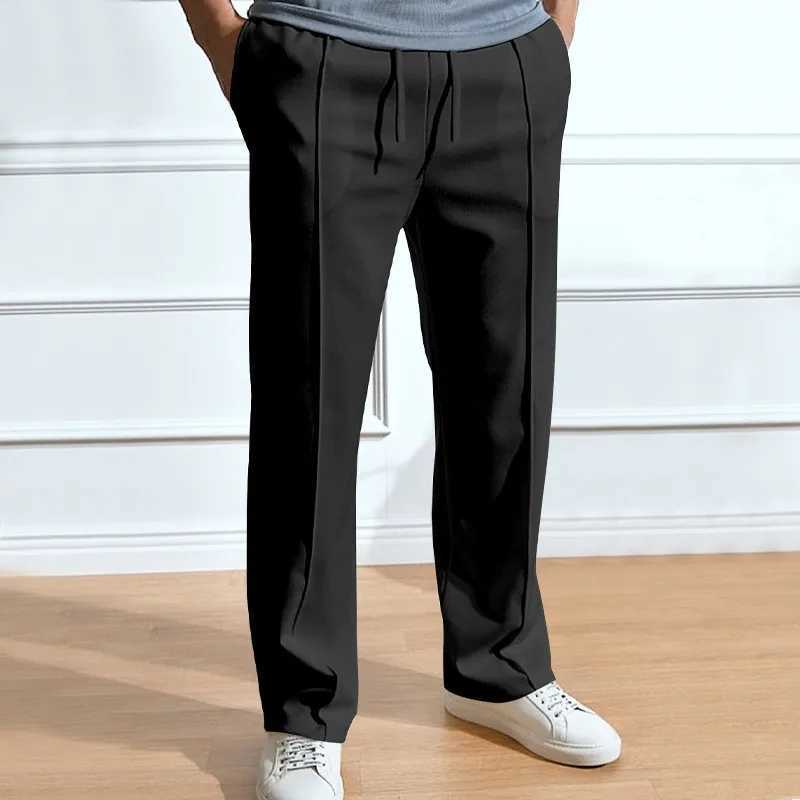 Mens sports pants soft and comfortable loose and wide legs Trouser sports runners straight leg pants loose pocketsXJ250303