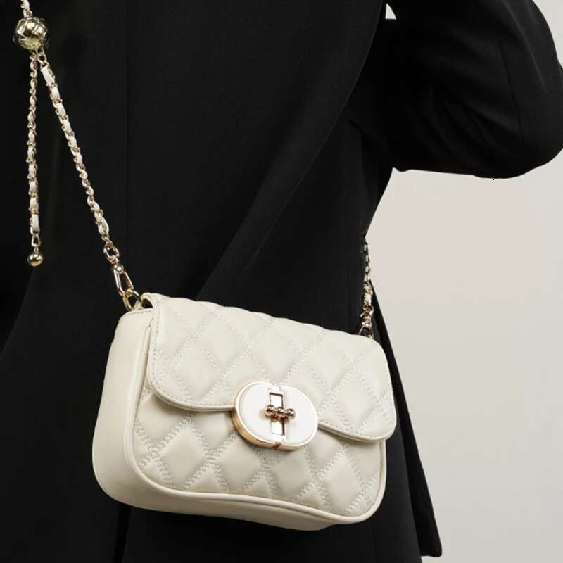 Genuine Leather Women's Chain Bags High Quality Cowhide Designer Shoulder Fashion Female Crossbody Bag 2779