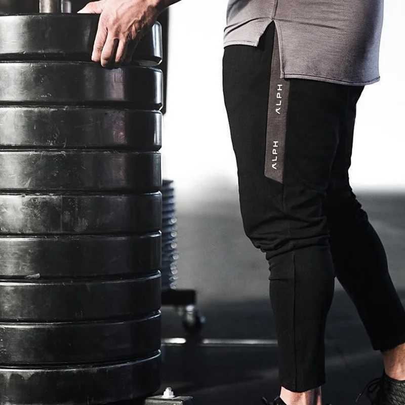 Mens Gym Fitness Workout Casual Trousers Jogging Pants Jogger Sweatpants Cotton TrackPants Fashion Brand Bottom Male CostumeXJ250303