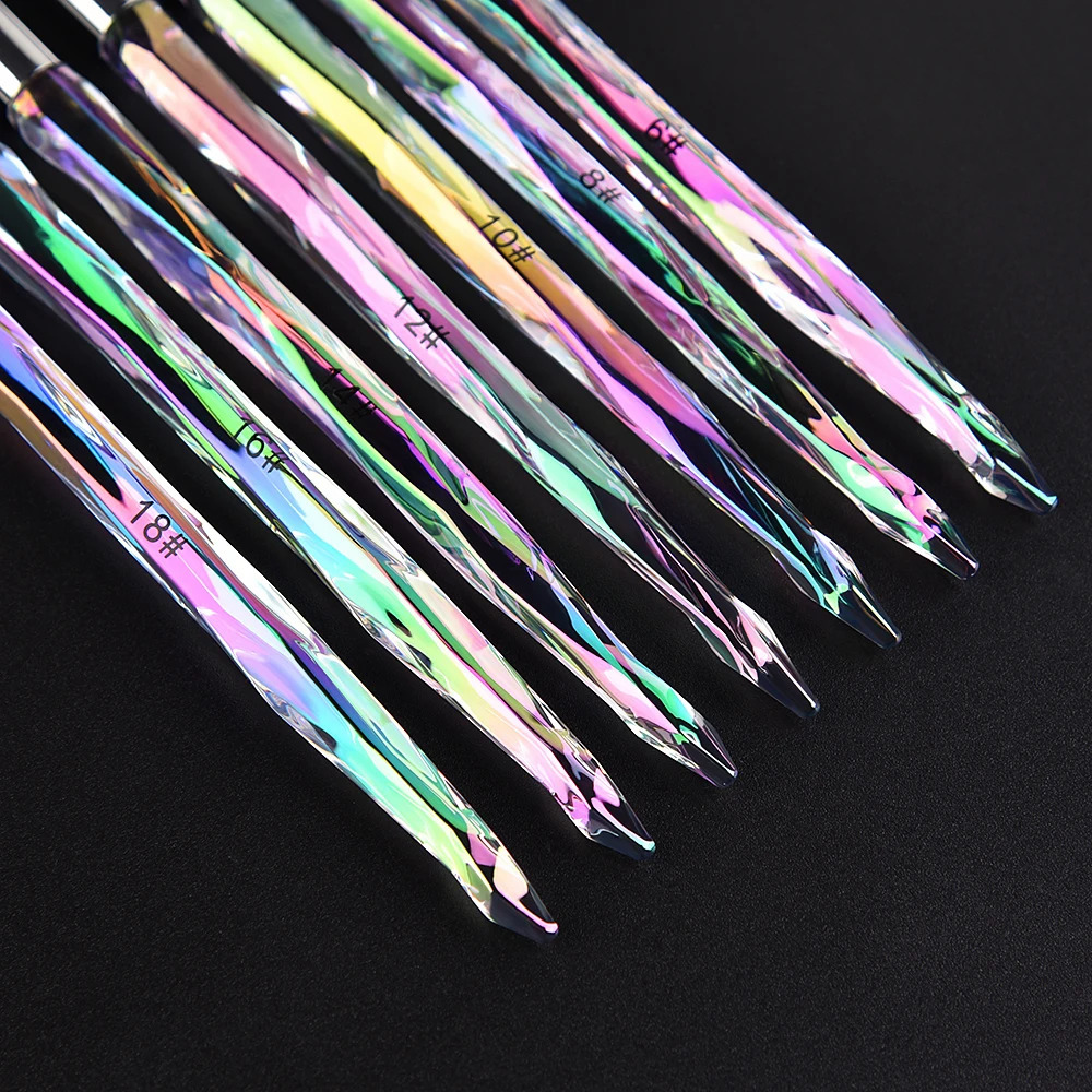 Kolinsky Sable Nail Brush Acrylic Nail Brush Nail Extension Tools Professional DIY Carving Nails Art Pen Tool Acrylic Powder 250304