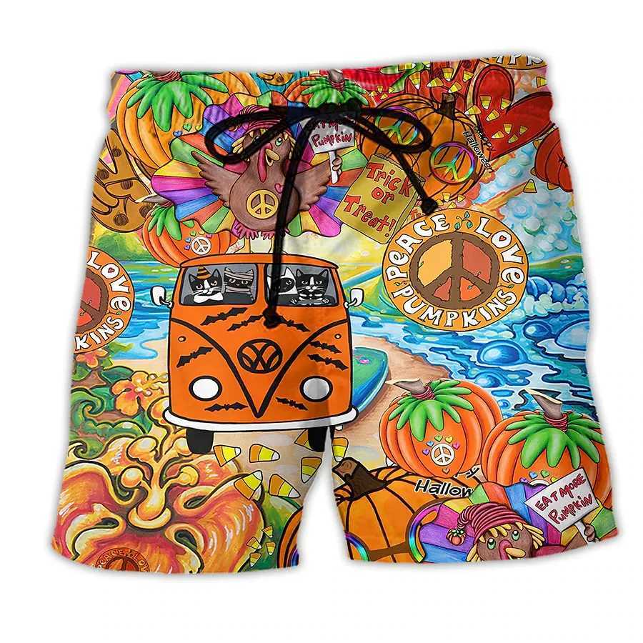 Mens Swimwear shorts Skull 3D Printed Surfing Board Shorts Kids Beach Shorts Mens Swim Trunks Masculina Briefs Boys TrunksT250304