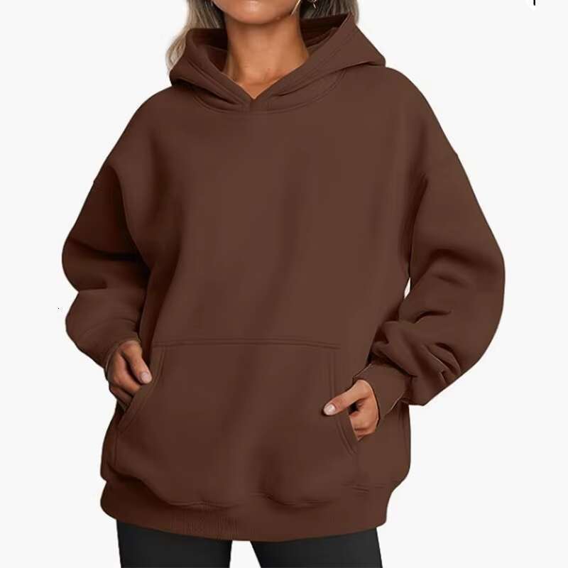 Custom High Quality Hooded Casual Women's Hoodie Sweatshirt Winter Autumn Long Sleeves Heavyweight Red Hoodies Wholesale
