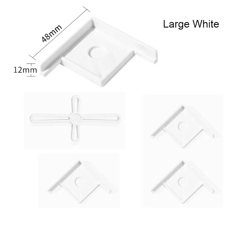 5pcs/set Plastic Anti-Slip Shockproof Fish Tank Corner Protector Adhesive Free Protective Angle Cover Guard Aquarium Accessories