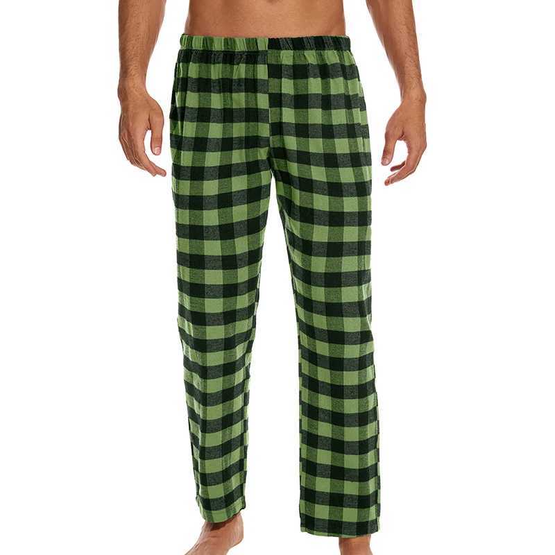 Mens fashionable casual sleepwear for three people soft and comfortable loose elastic waistband smooth straight house casual for three peopleXJ250303
