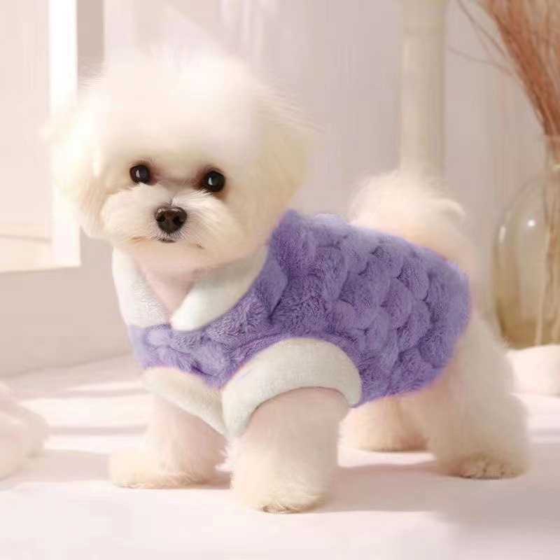 Adorable All - Over - Patterned Breathable Harness Tops for Dogs in Spring & Summer. Lightweight and Anti - Hair - Fall, Ideal for Poodles,