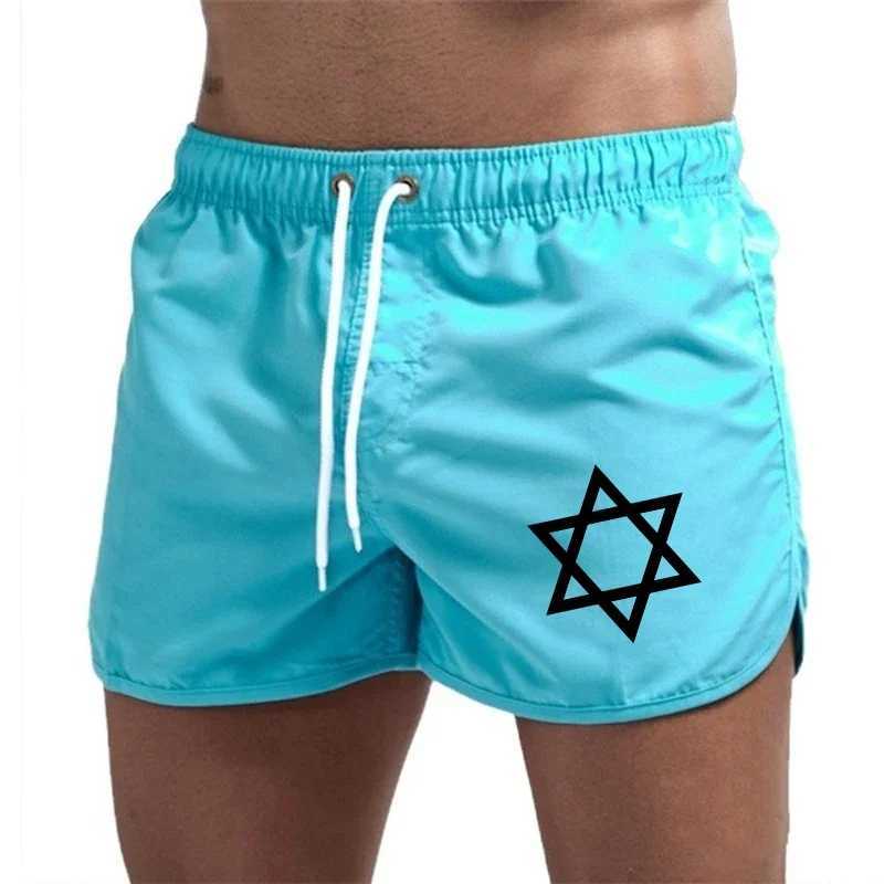 Fashion Casual Daily Summer Mens Shorts 2025 Beach Trunks Swim Gym Pants Quick Drying Swimming Homme Surf Ventilate DrawstringT250304
